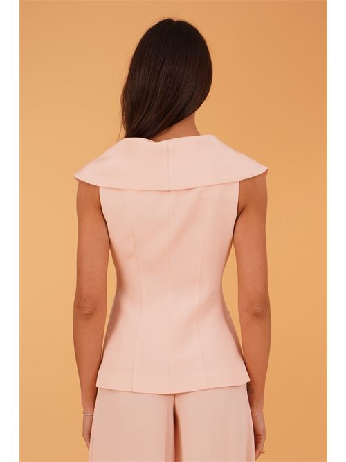 Giacca in cady Simona Corsellini | CPGI01401SKIN ROSE