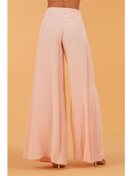 Pantalone palazzo in cady Simona Corsellini | CPPA02901SKIN ROSE