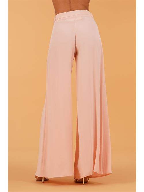 Pantalone palazzo in cady Simona Corsellini | CPPA02901SKIN ROSE