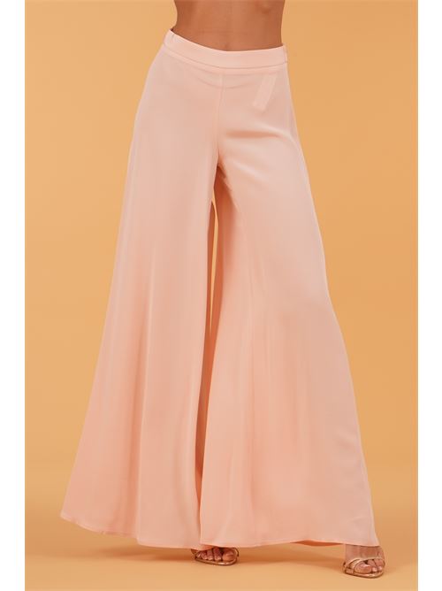 Pantalone palazzo in cady Simona Corsellini | CPPA02901SKIN ROSE