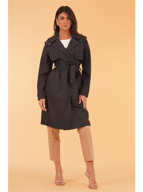 Tranch senza cuciture TANTA | TAGEDARK NAVY