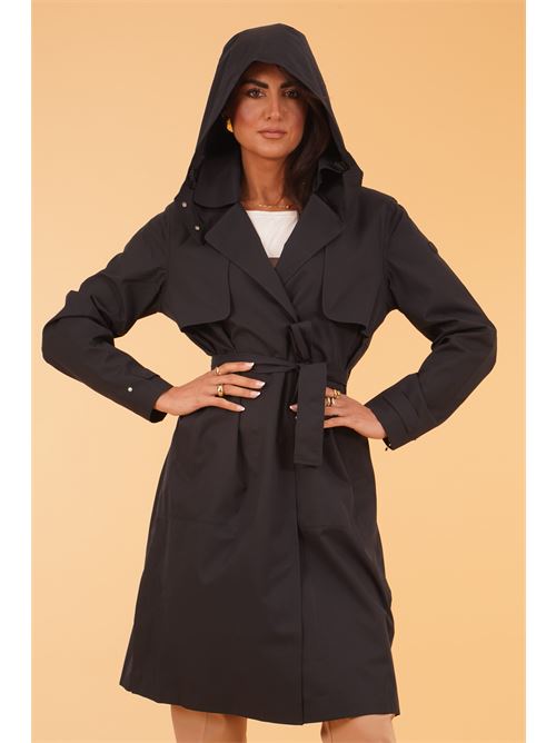 Tranch senza cuciture TANTA | TAGEDARK NAVY