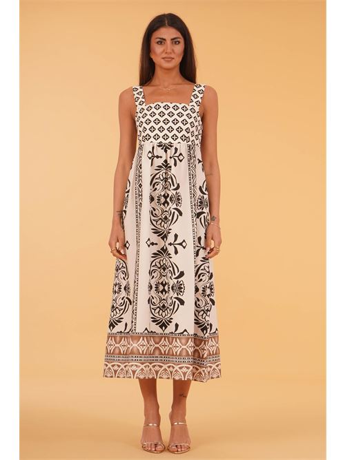 Abito in cotone fantasia THE  ABITO | AB56PSFANTASIA