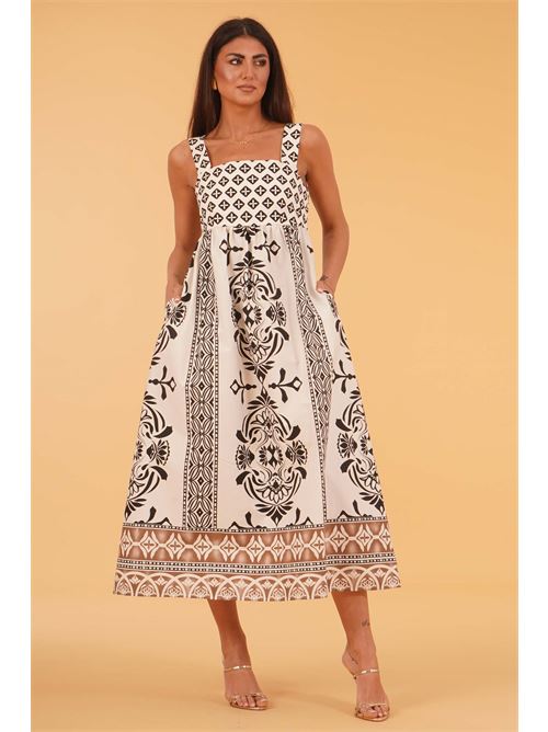 Abito in cotone fantasia THE  ABITO | AB56PSFANTASIA