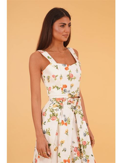 Top in cotone fantasia THE  ABITO | BL08CSSMALL ROSES