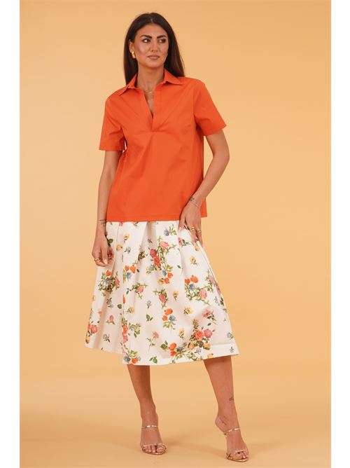 Casacca in cotone elastico THE  ABITO | BL13POPUMPKIN