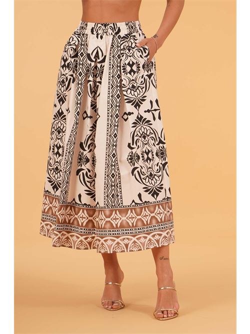 Gonna in cotone fantasia THE  ABITO | GO08PSFANTASIA