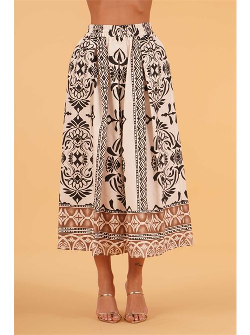 Gonna in cotone fantasia THE  ABITO | GO08PSFANTASIA