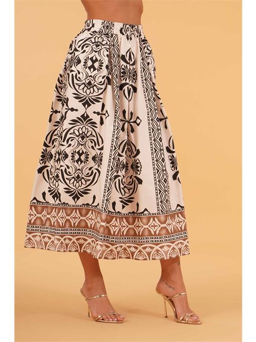 Gonna in cotone fantasia THE  ABITO | GO08PSFANTASIA