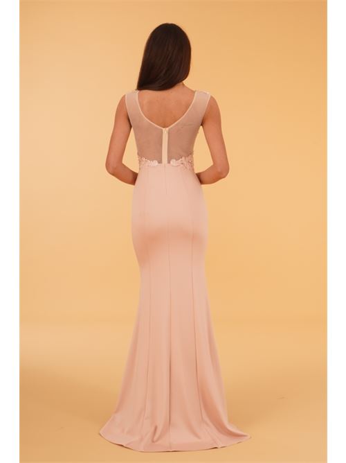 Abito lungo con macrame' e corallini The Dress London | GLADIOLUSNUDE