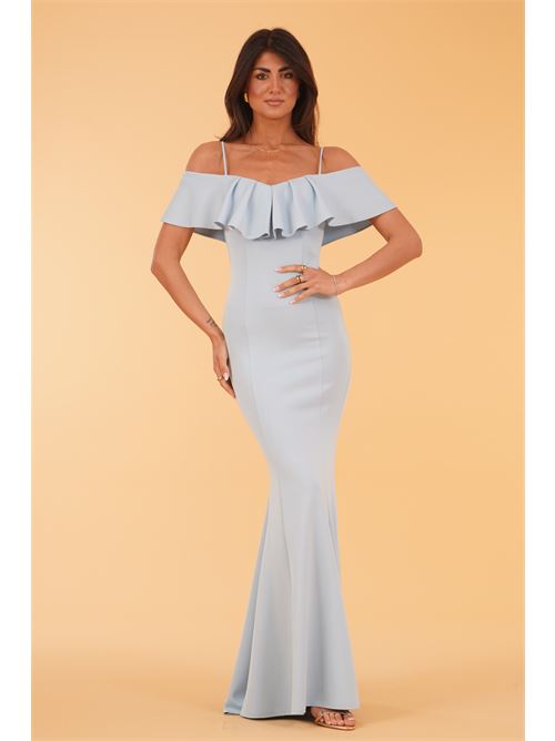 Abito in cady The Dress London | LAELIALIGHT BLUE