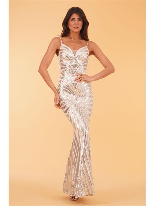 Abito Lotus con paillettes