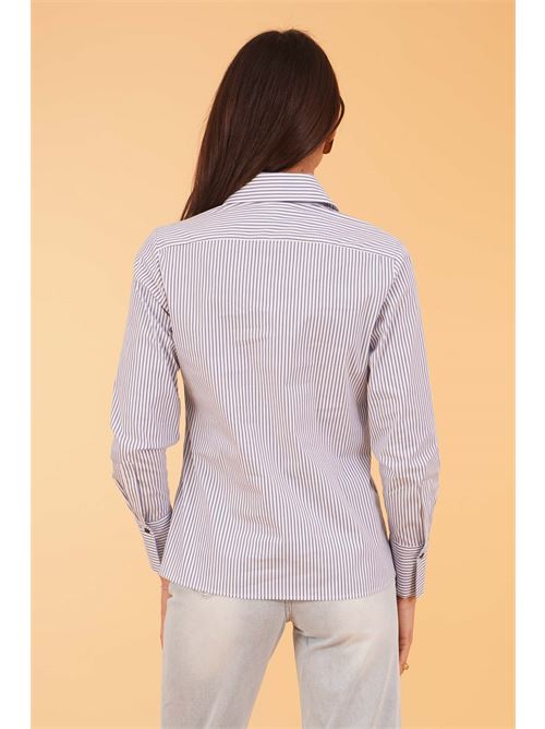 Camicia in cotone elastico The First | DOLCE 478BLU