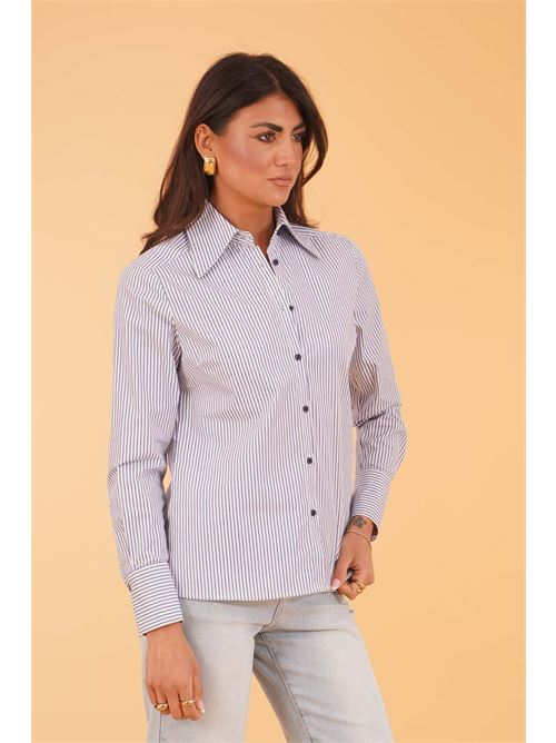 Camicia in cotone elastico The First | DOLCE 478BLU