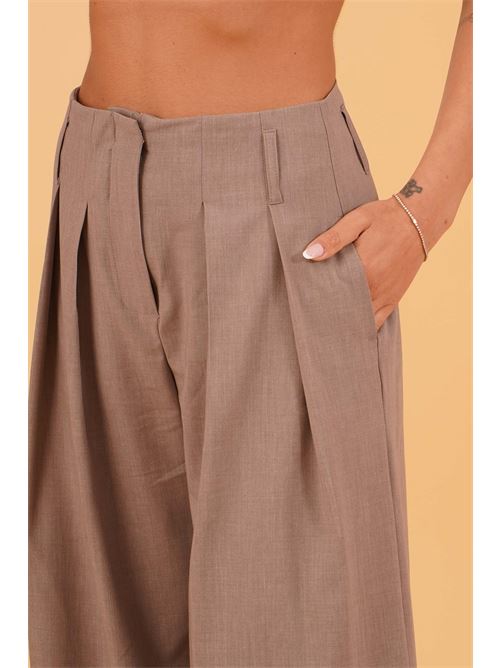 Pantalone palazzo con pinces The First | JACK 610/TFFANGO