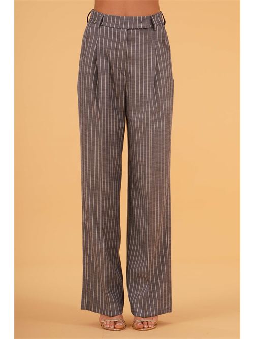 Pantalone gessato The First | MIRA 577/TFBLU