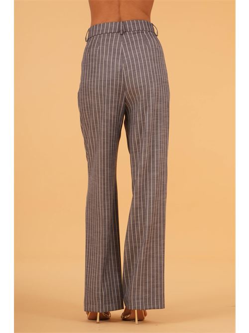 Pantalone gessato The First | MIRA 577/TFBLU