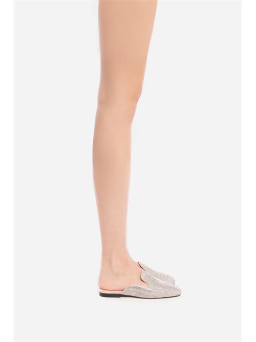 Sabot con strass Twenty Fourhaitch | AUKENACIPRIA/ARGENTO