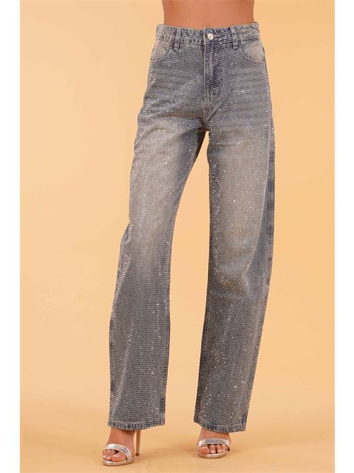 Jeans Charon con strass