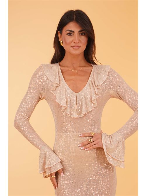 Abito sirena in microstrass Twenty Fourhaitch | COVENUDE