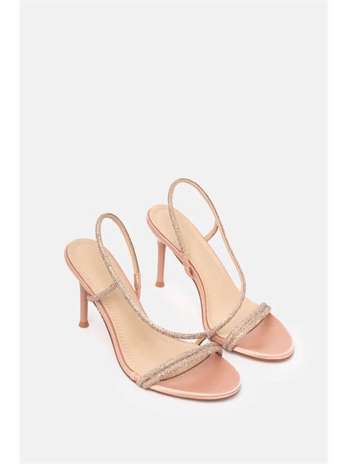 Sandalo cipria con trim gioiello Twenty Fourhaitch | FLAMENCOCIPRIA