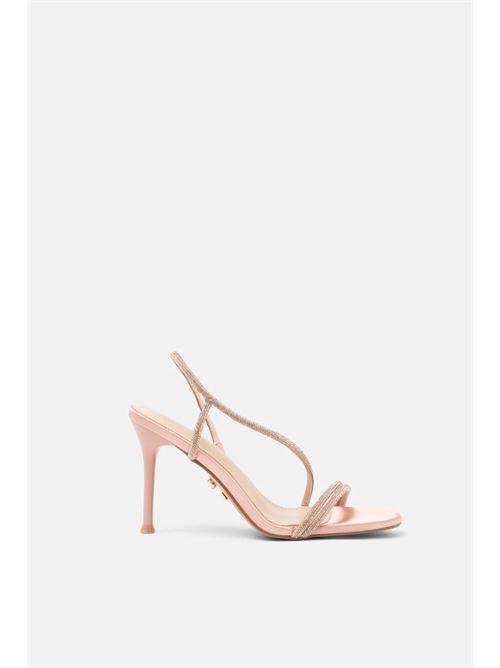 Sandalo cipria con trim gioiello Twenty Fourhaitch | FLAMENCOCIPRIA