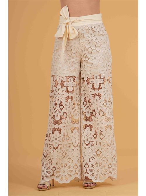 Completo in pizzo twins fantasy | T4860BEIGE