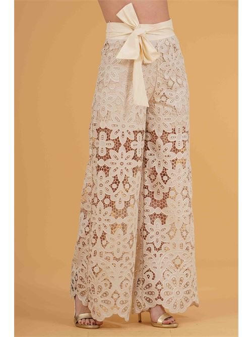 Completo in pizzo twins fantasy | T4860BEIGE