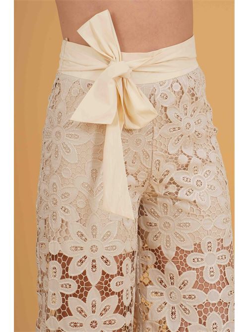 Completo in pizzo twins fantasy | T4860BEIGE