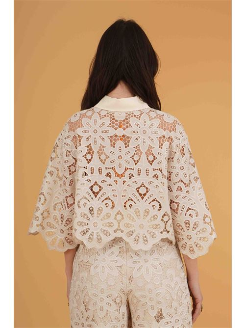 Completo in pizzo twins fantasy | T4860BEIGE