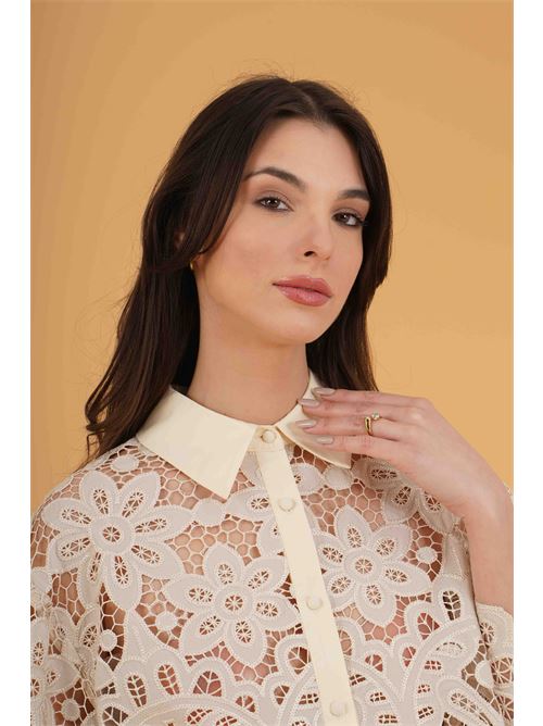 Completo in pizzo twins fantasy | T4860BEIGE