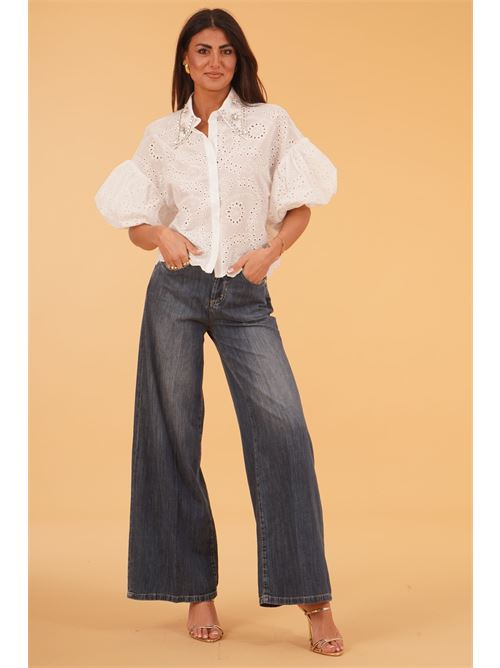 Camicia in Sangallo U R INK | CODAJASBIANCO