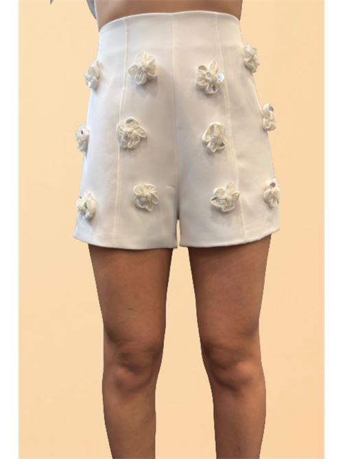 Shorts con fiori U R INK | LIJARBIANCO
