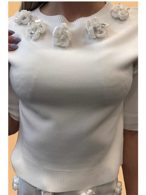 Maglia in viscosa U R INK | LIJARMBIANCO