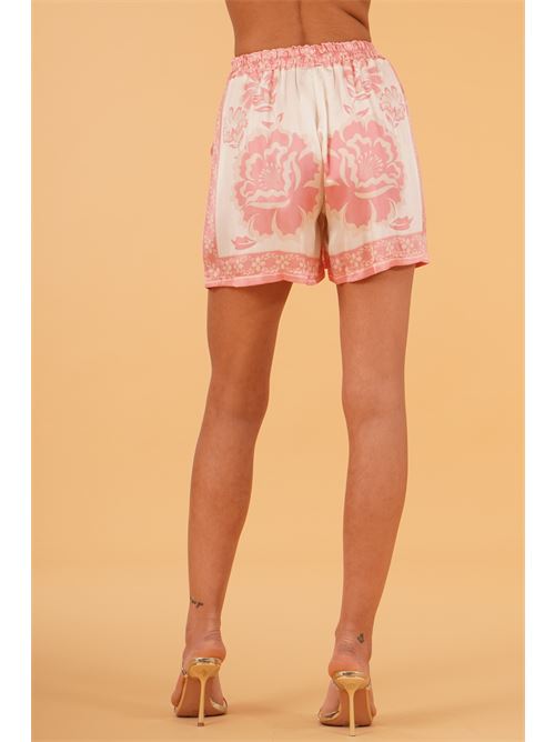 Shorts in viscosa e seta  fantasia U R INK | MINASPROSA
