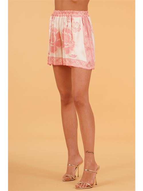 Shorts in viscosa e seta  fantasia U R INK | MINASPROSA