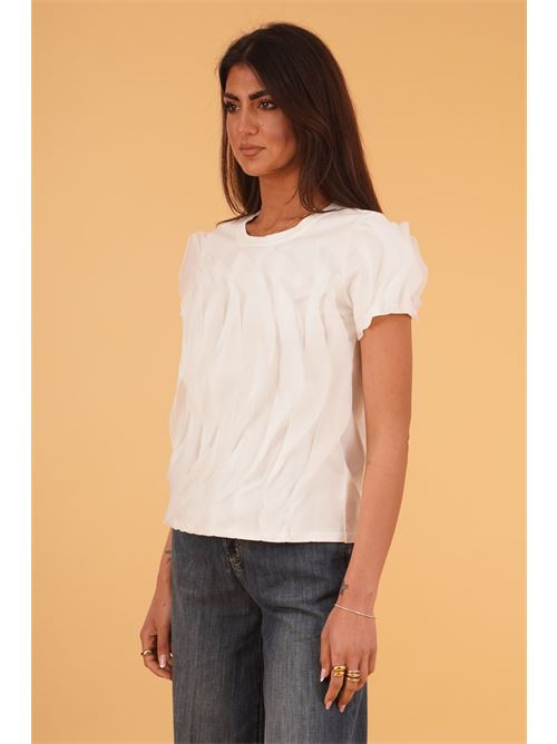 Maglia con rouches Z.O.E. | 72Q732BIANCO