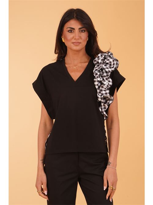 Maglio in cotone elastico Z.O.E. | 89Q749NERO