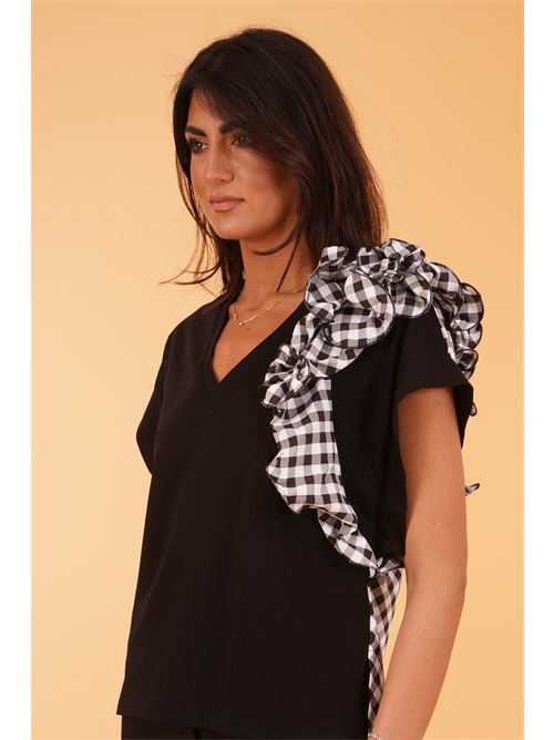 Maglio in cotone elastico Z.O.E. | 89Q749NERO