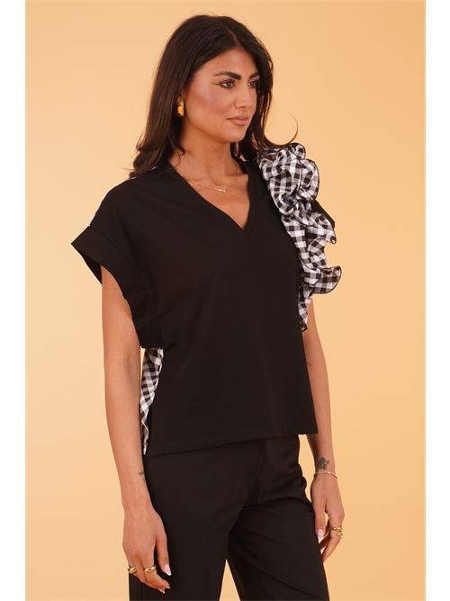 Maglio in cotone elastico Z.O.E. | 89Q749NERO