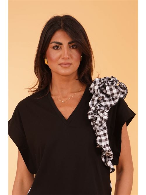 Maglio in cotone elastico Z.O.E. | 89Q749NERO