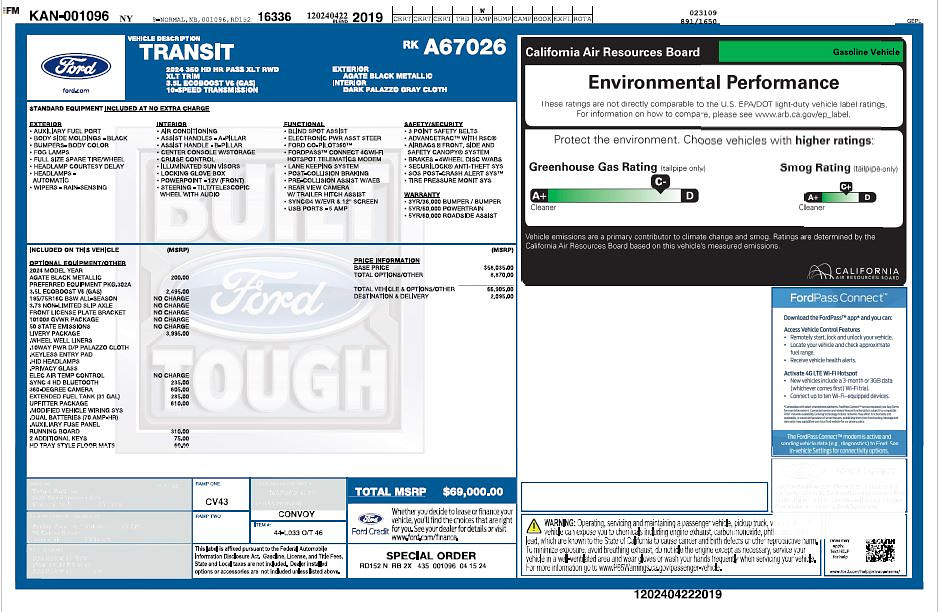 2024 Ford Transit Passenger Van XLT's photo