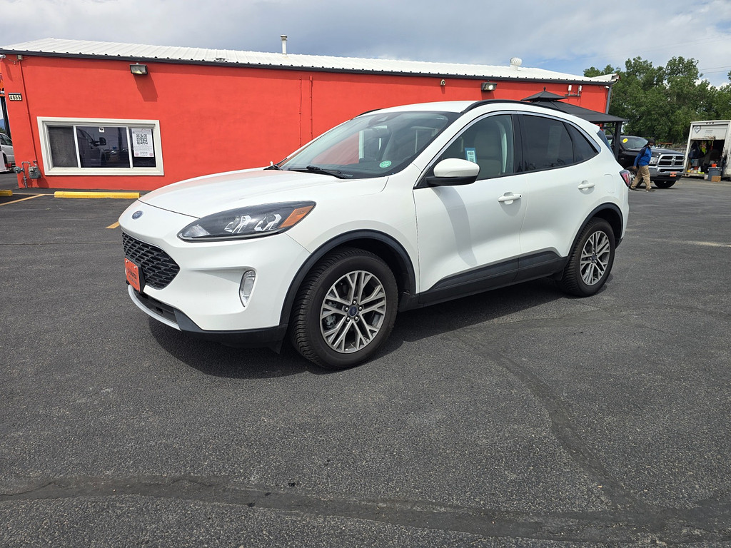 White 2021 Ford Escape SEL AWD SUV / Crossover All-Wheel Drive Automatic