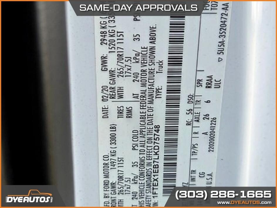 2020 Ford F150 SUPER Located at Dye Enterprises slide-image