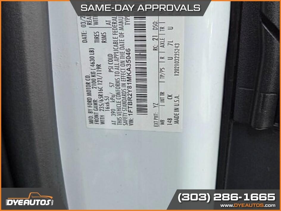 2021 Ford TRANSIT T- Located at Dye Enterprises light-box-slides