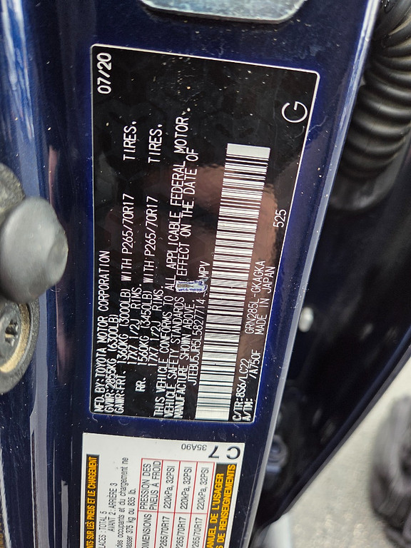 2020 Toyota 4Runner Located at Dye Enterprises light-box-slides