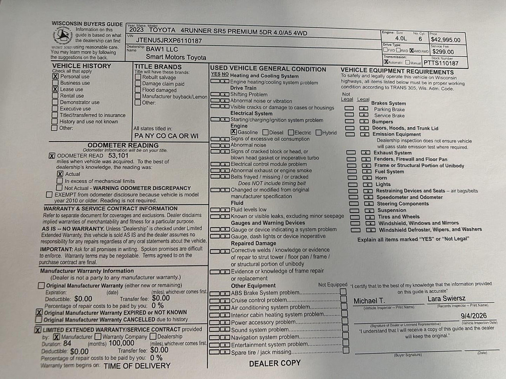 2023 Toyota 4Runner Located at Smart Motors Toyota light-box-slides