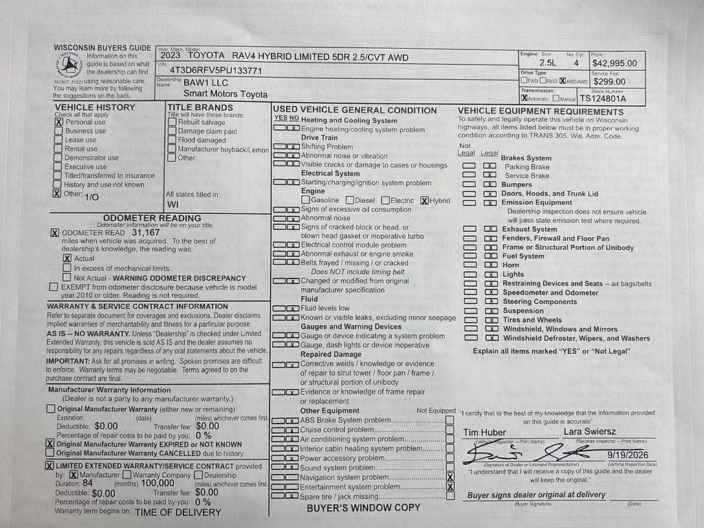 2023 Toyota Rav4 Located at Smart Motors Toyota slide-image