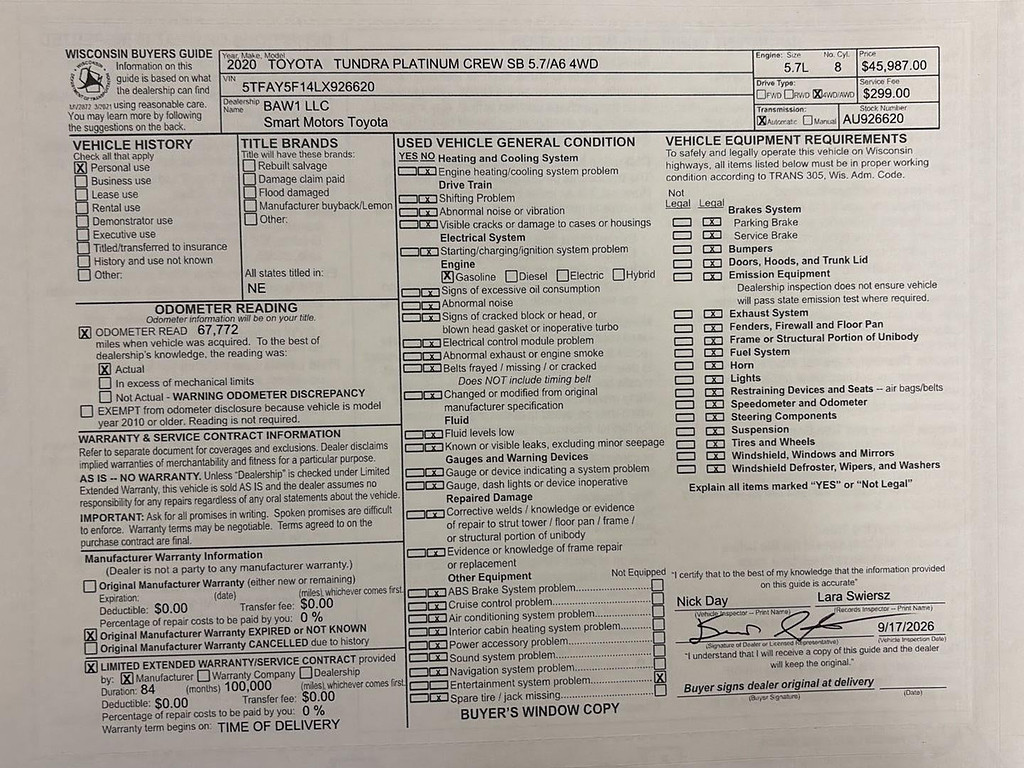 2020 Toyota Tundra Located at Smart Motors Toyota slide-image