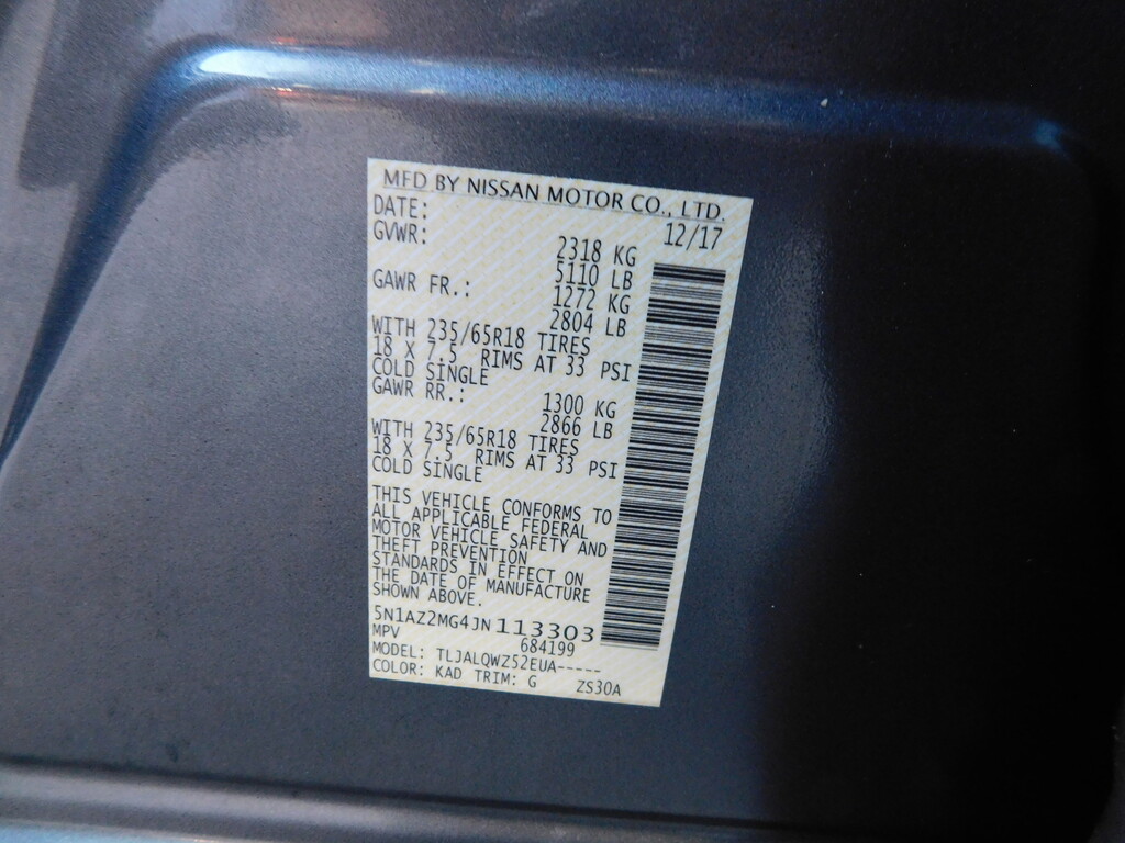 2018 Nissan Murano Located at All American Motors light-box-slides